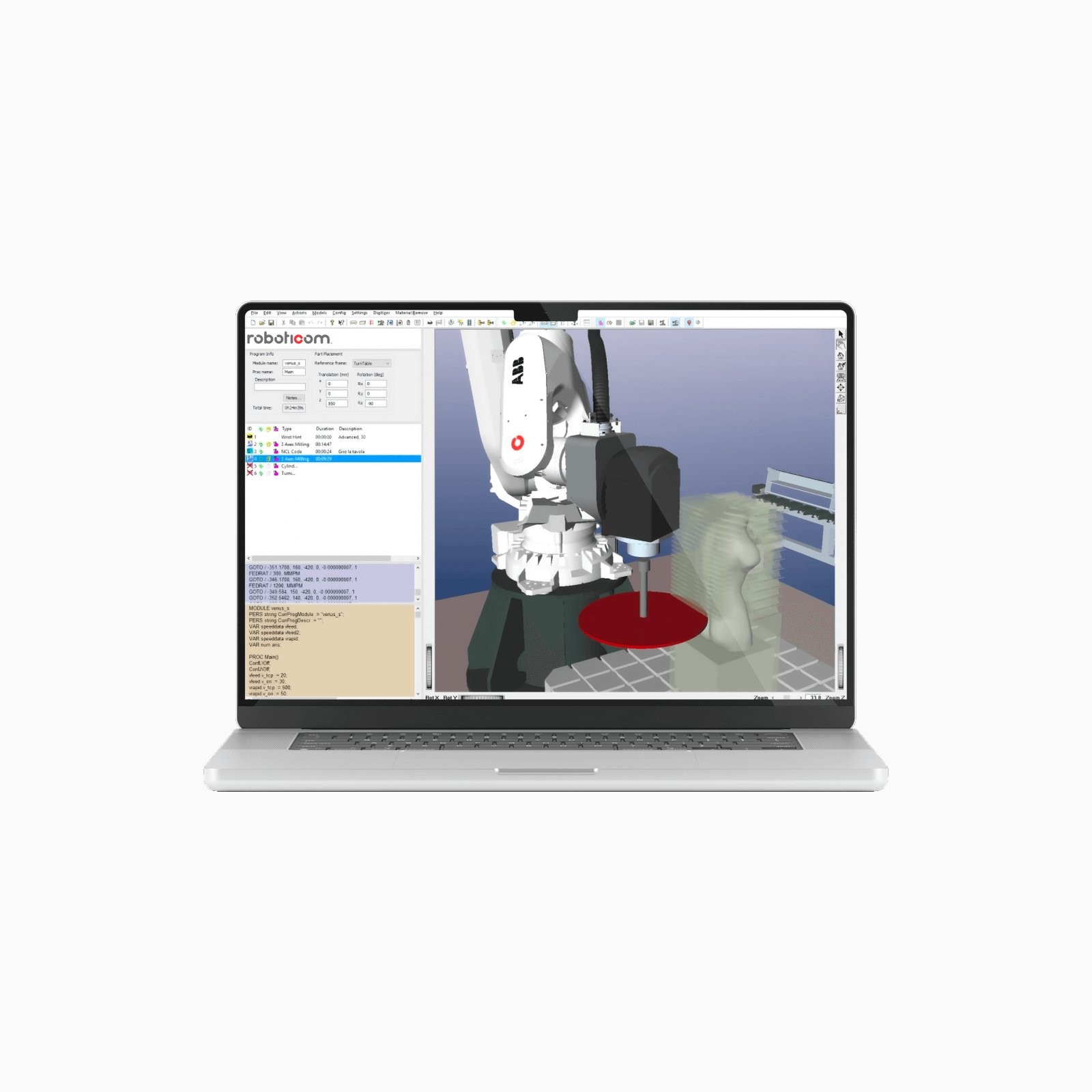 ARPP robotu bezsaistes programmēšanas programmatūra